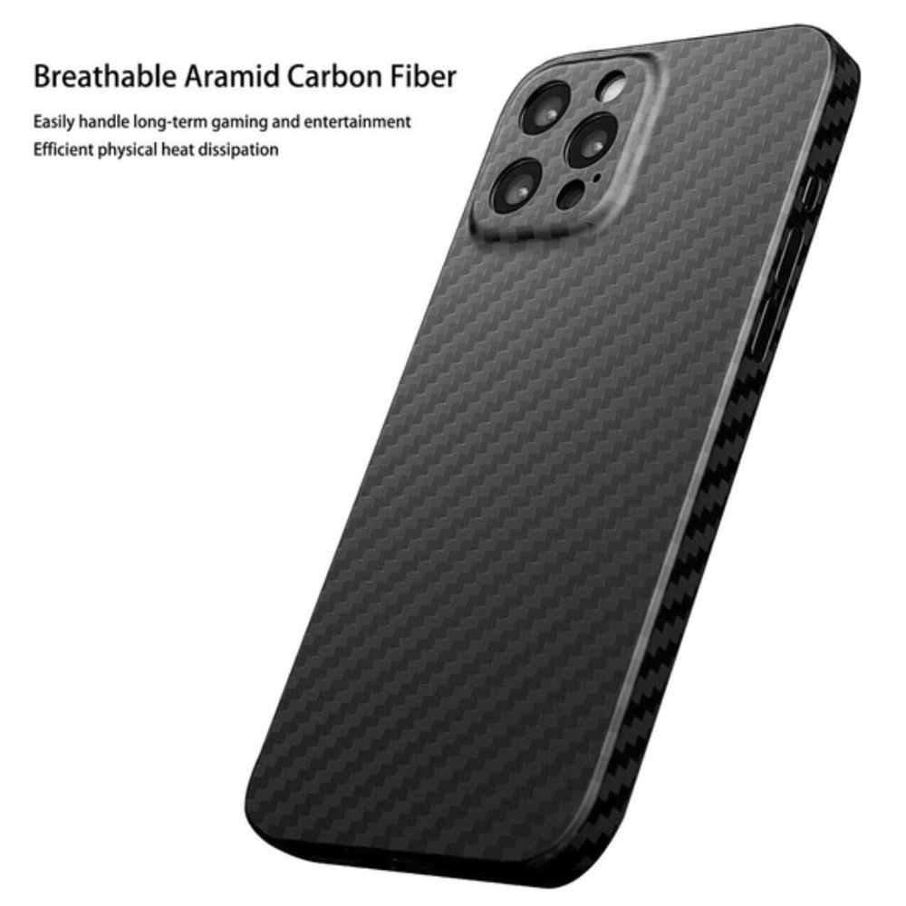 iPhone 13 Pro Max Real Carbon Fiber Case - Picture 3 of 13
